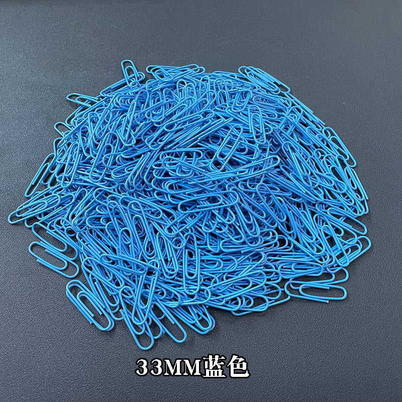Wholesale Color paper clip 28mm paper clip 33mm folder folder 50mm multicolor 25mm color paper clip