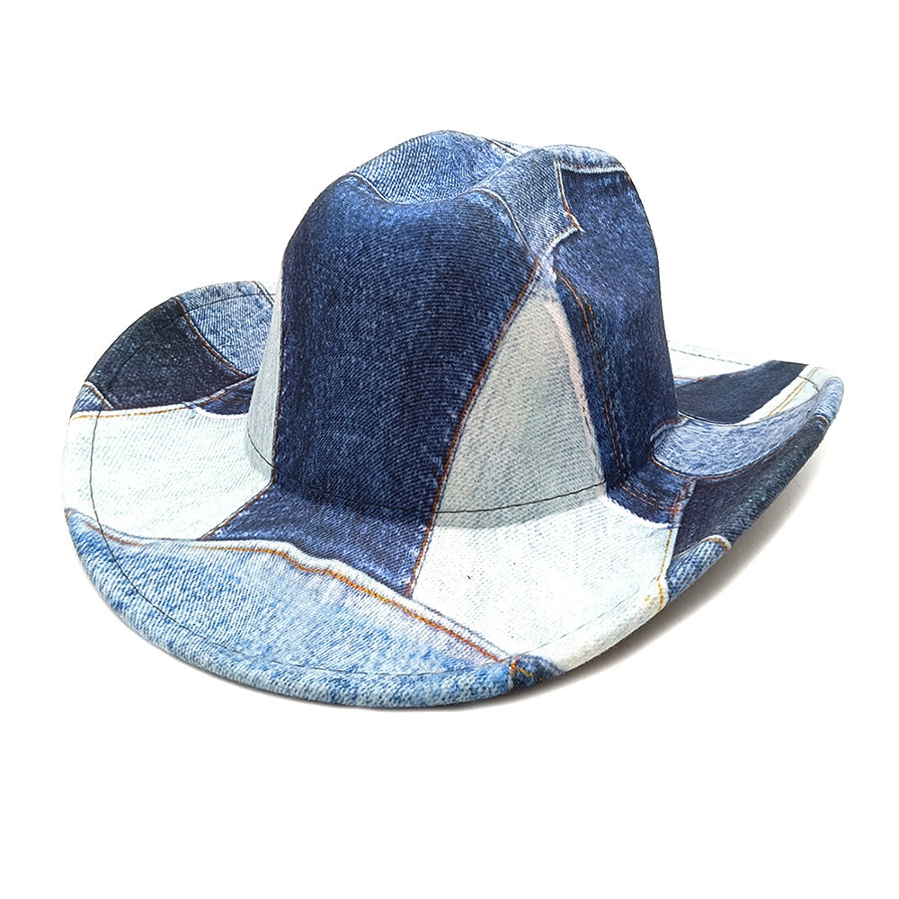 Wholesale Western cowboy jazz hat retro warm hat