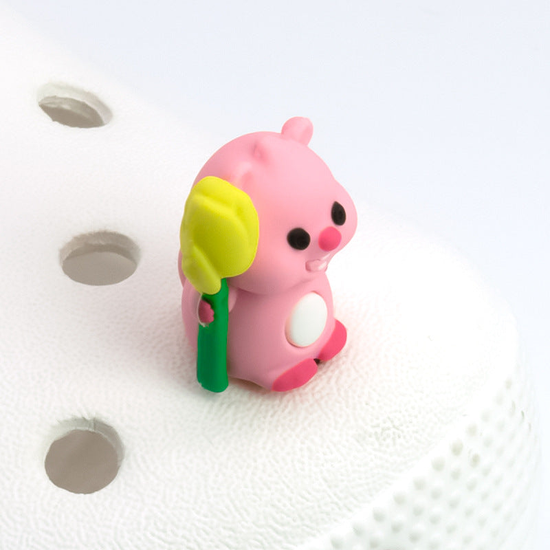 Wholesale 5pcs Cartoon 3D Garden Crocs Decorative Accessories