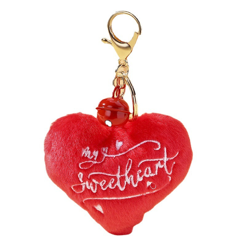 Wholesale Mother's Day Plush Love Embroidered MOM Keychains