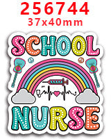 Wholesale Random 30pcs Colored Nurse's Day Series  Acrylic Flatback