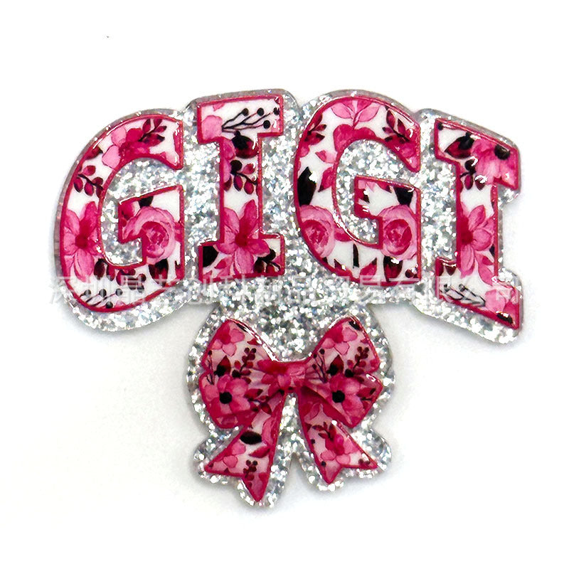 Wholesale 10 pcs/pack sequin acrylic mother series DIY accessorie