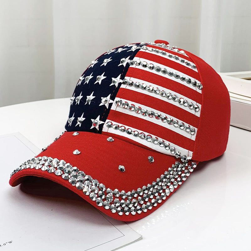 Wholesale Thin Sun Protection Diamond Star Baseball Cap
