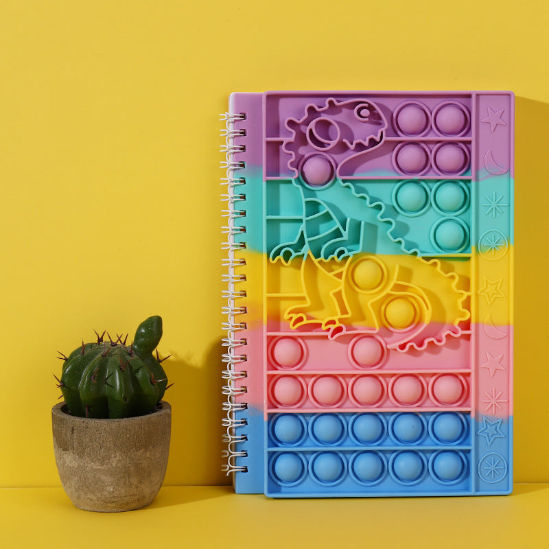 Wholesale Dinosaur Silicone Pressure Reducing Press Bubble Notes