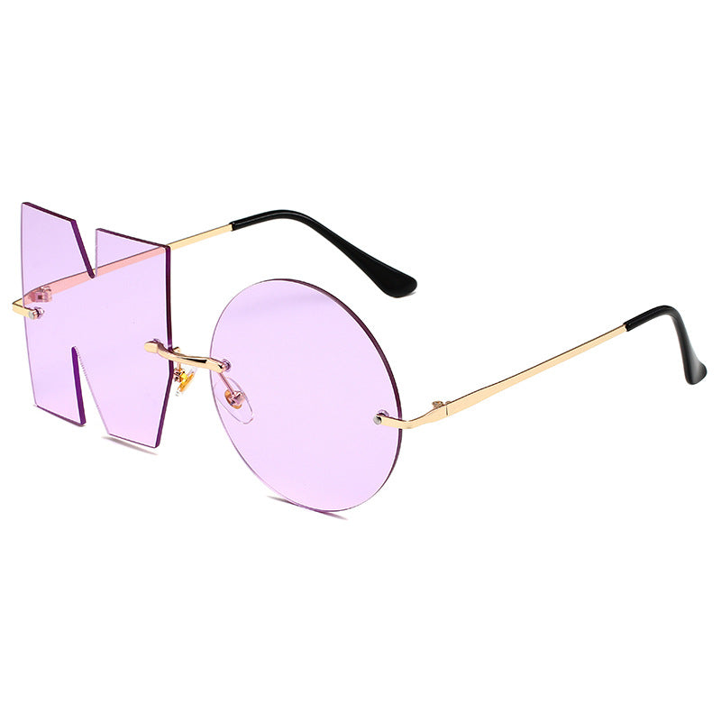 Wholesale PC NO Irregular Rimless Sunglasses