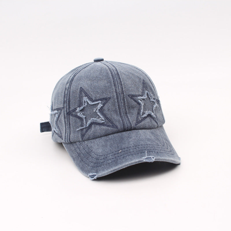Wholesale Pentagram Embroidered Cotton Baseball Caps