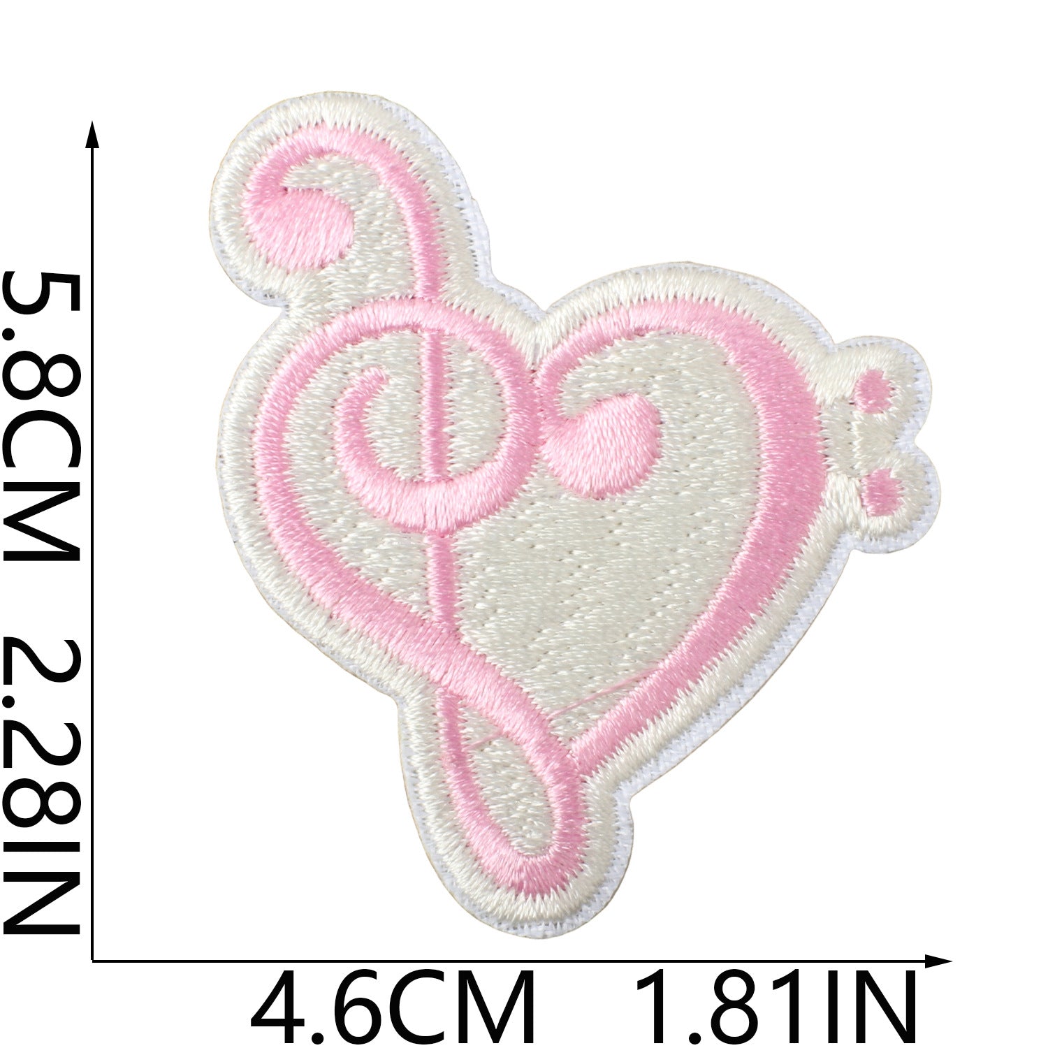 Wholesale Music Note Embroidered Patches For Clothing DIY Repair Decorative Self Adhesive Craft Accessory