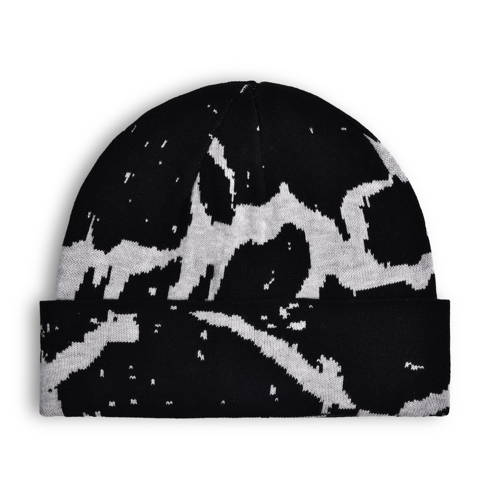 Wholesale Double-sided Jacquard Lettering Embroidered Knitted Cold Hat