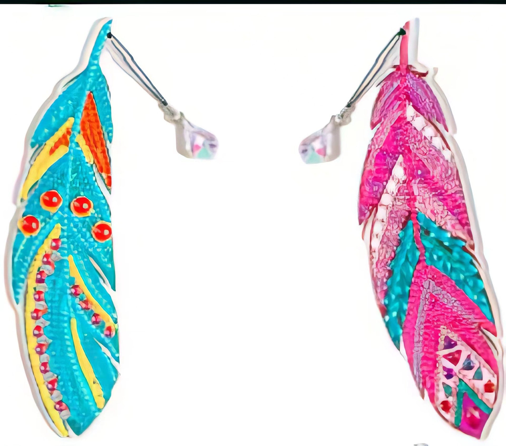 Wholesale Acrylic Diamond Feather Face Mask Cat Claw Bookmark