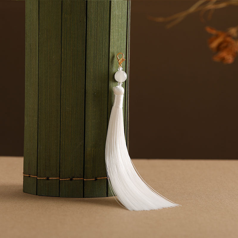 Wholesale 12CM Beaded Lobster Clasp Tassel Pendant