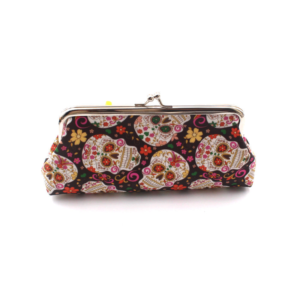 Purso de moneda de cráneo de Jakarivara al por mayor de PVC