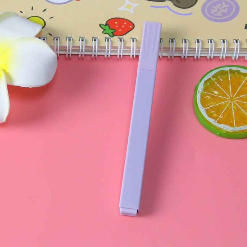 Wholesale Color Pole Fluorescent Plastic Ledger Stroke Key Marker Pen