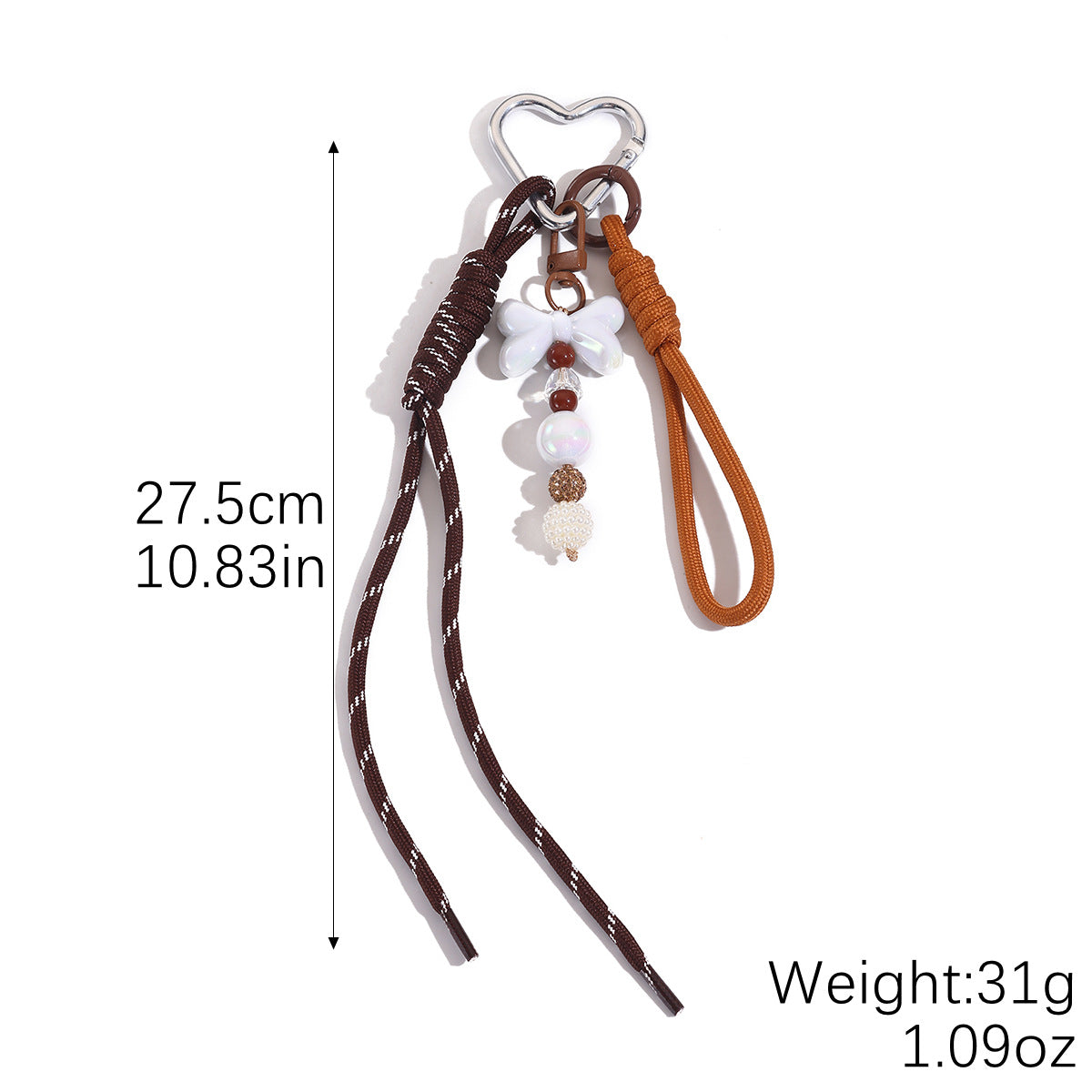 Wholesale Colorful Dopamine Hand-Woven Lanyard Keychain Braided Rope