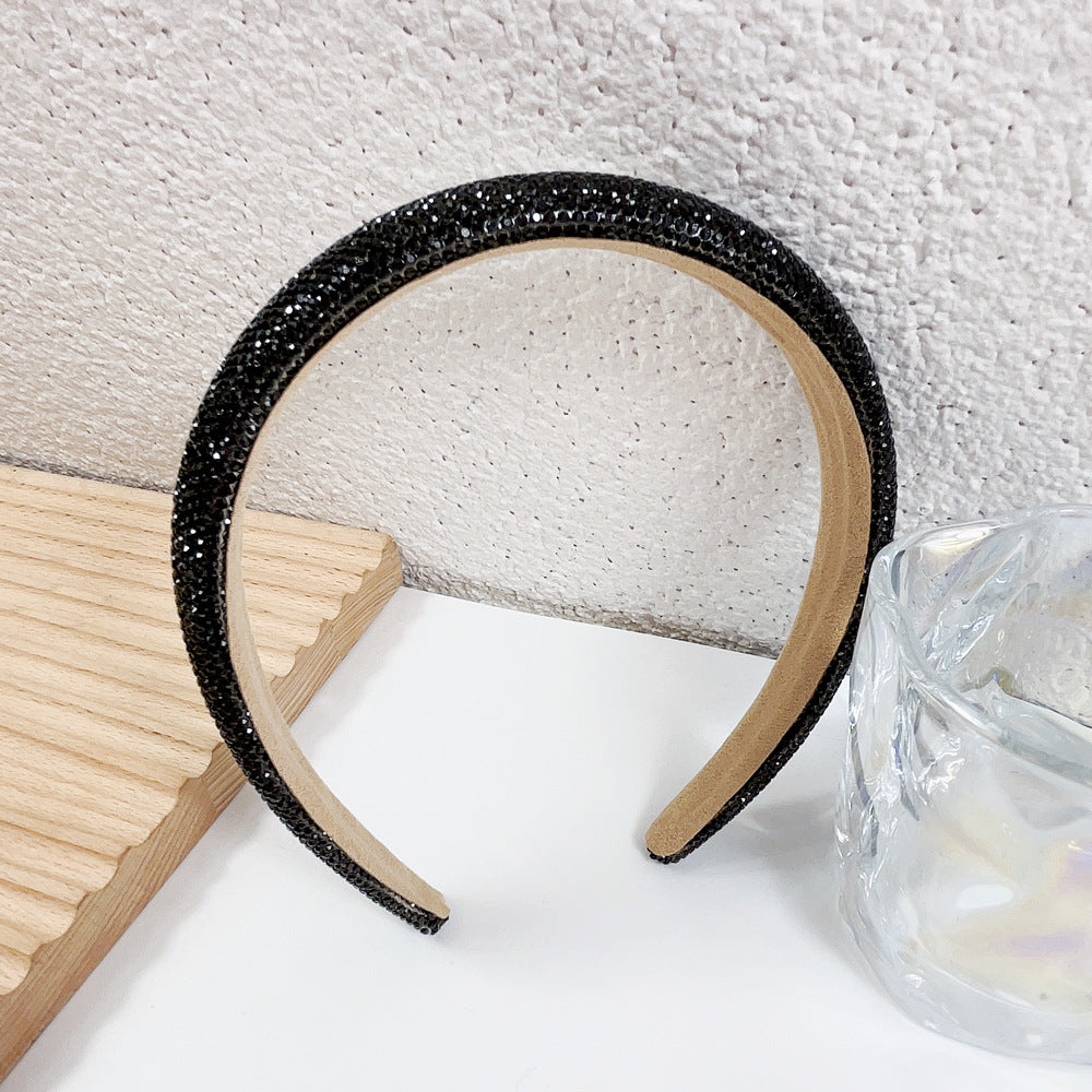 Wholesale Simple and Versatile Headband Full of Diamonds