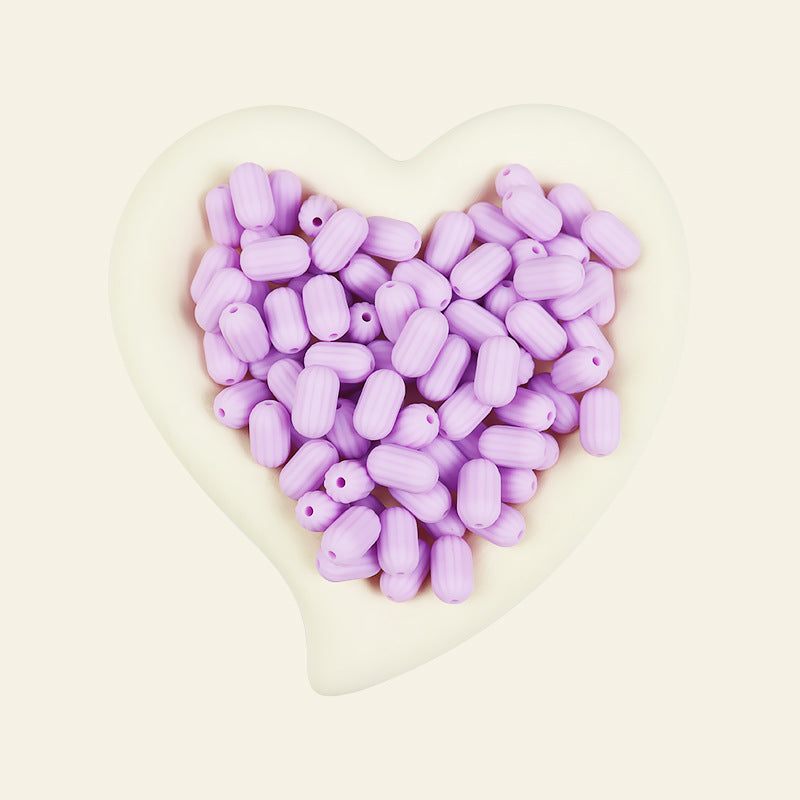 Wholesale 100pcs/pack Silicone Single Color Loose Bead DIY Bead Pen