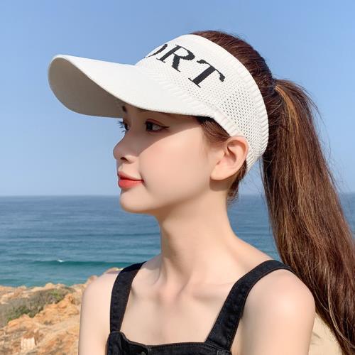 Wholesale Polyester Knit Sports Sunscreen Baseball Cap