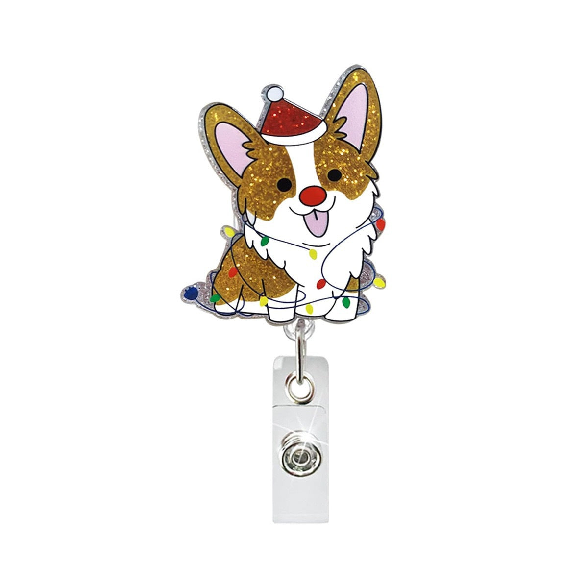 Wholesale Christmas Cute Animals Badge Reels