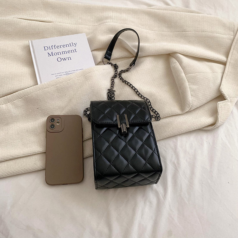 Bolsa de hombro diagonal de cadena PU al por mayor