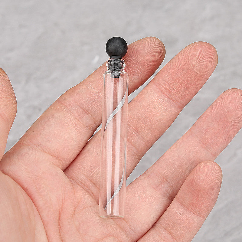 Wholesale 10pcs/pack 0. 5Ml1Ml2Ml3Ml Perfume Essential Oil Sample Sub-Bottle Sample Glass Bottle Test Tube Trial Bottle Stopper