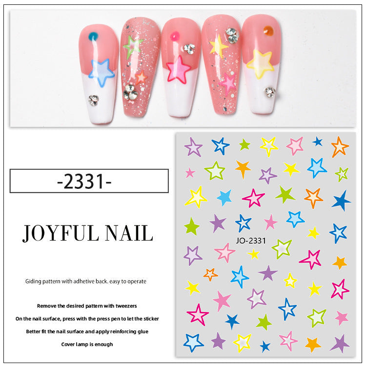 Wholesale Net red new nail art stickers
