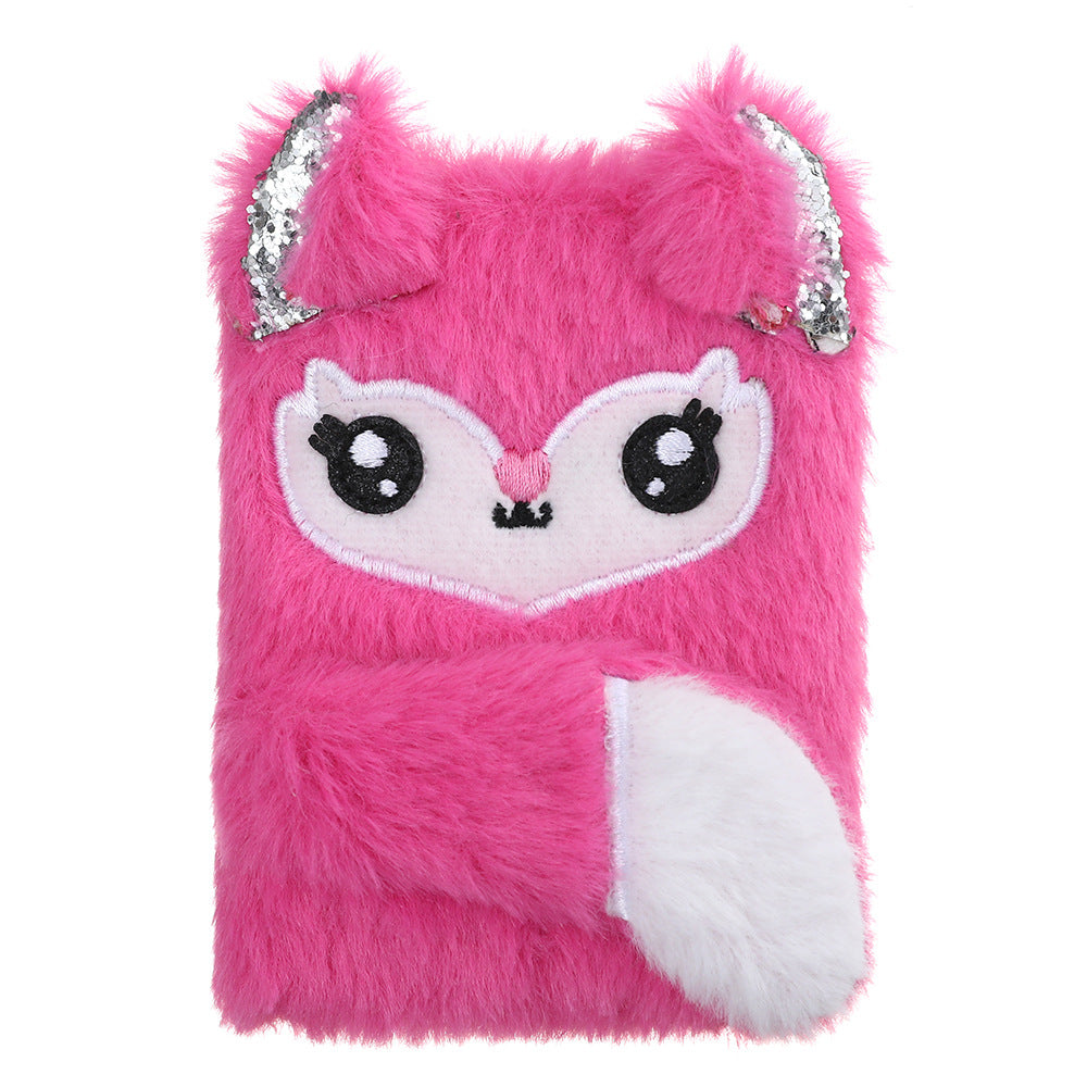 Wholesale Cartoon Bunny Plush Portable Mini Pocket Student Diary