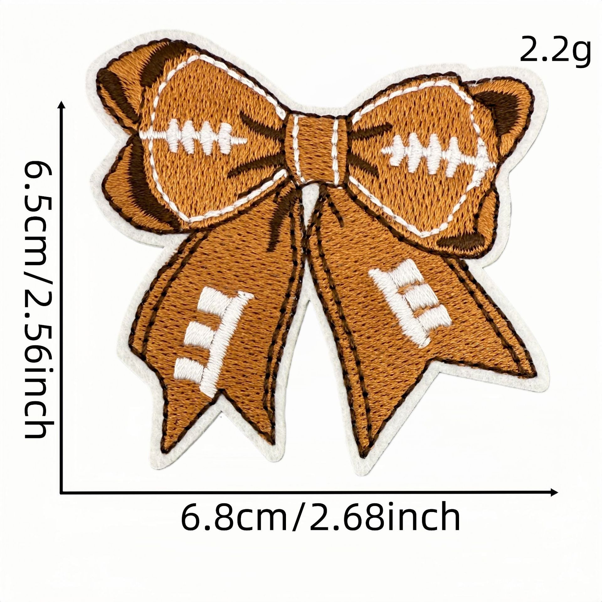 Wholesale Trendy Cartoon Rugby Embroidered Iron On Patches Leopard Print Decorative Applique DIY Craft Accessory