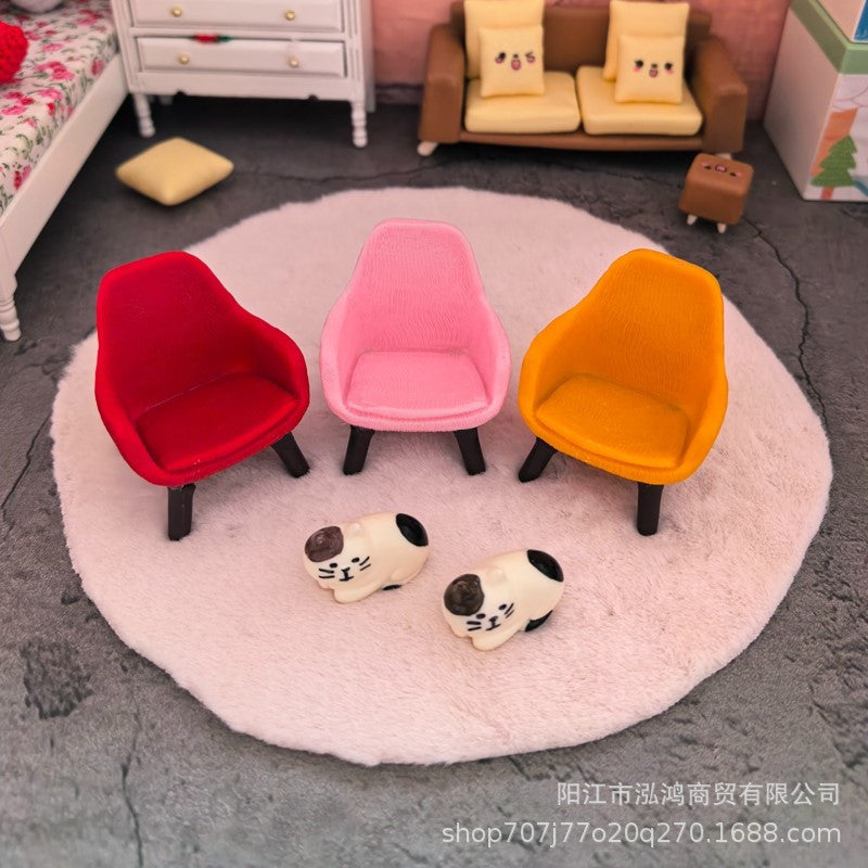 Wholesale Mini simulation small sofa micro landscape decoration  Doll Accessories