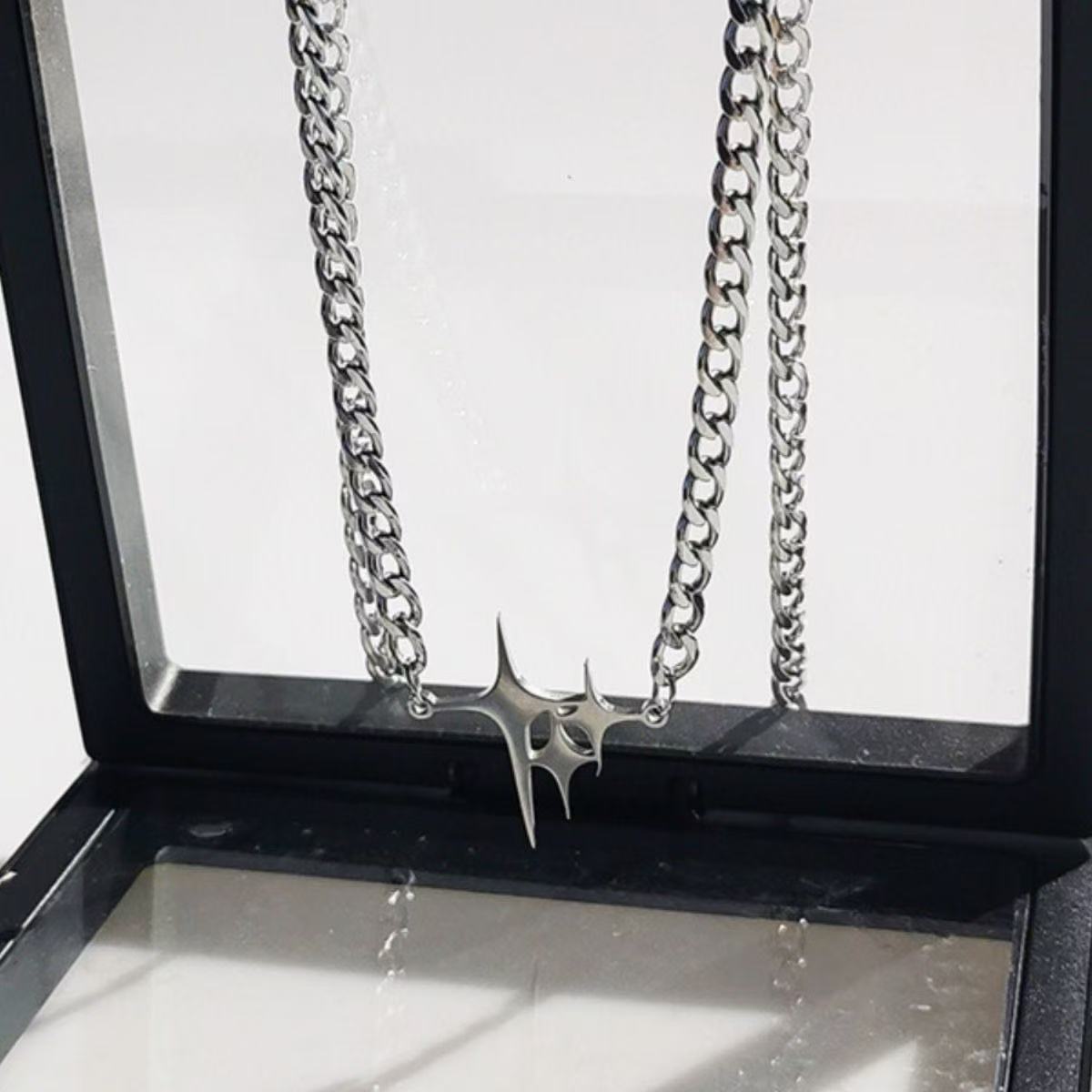 Wholesale Hip Hop Star Necklace Cuban Chain