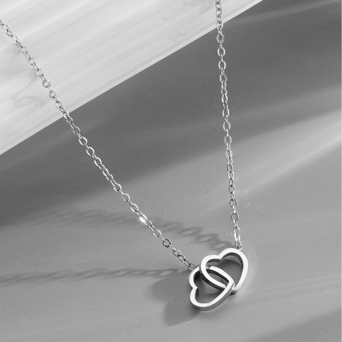 Wholesale Heart-shaped Necklace  Titanium Steel