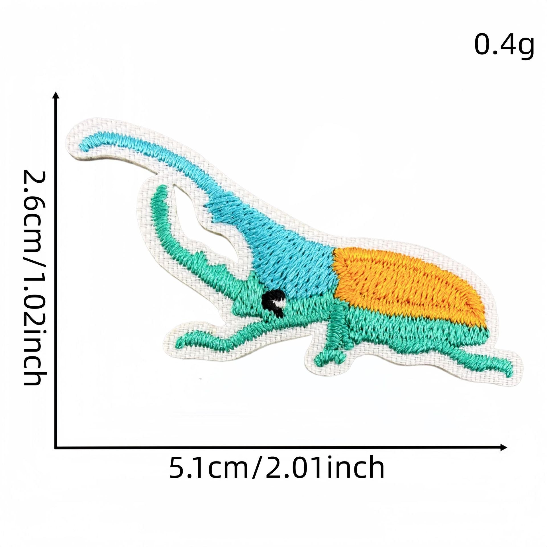 Wholesale Cartoon Insect Beetle Embroidery Patches Iron On Appliques For Clothing And Bag Decoration 14 Piece DIY Craft Supply