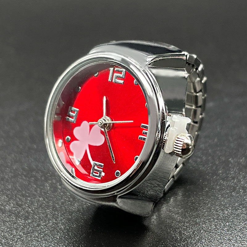 Wholesale [Ring Watch] fashion men and women couple alloy shell ring watch