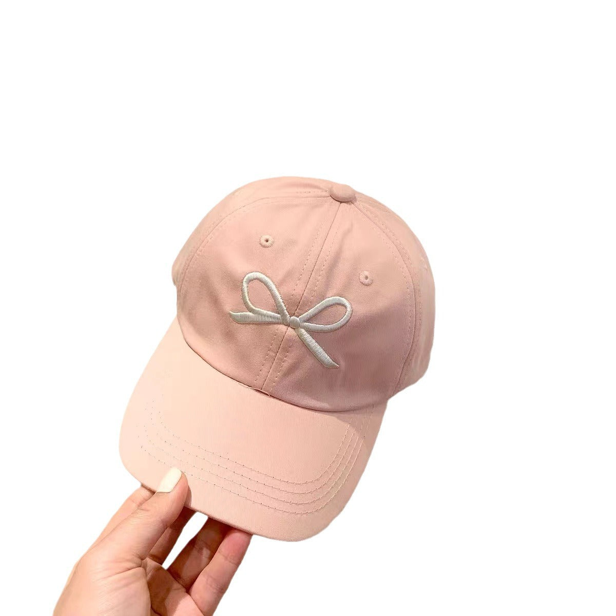 Wholesale Girls Sweet Embroidered Bow Cap