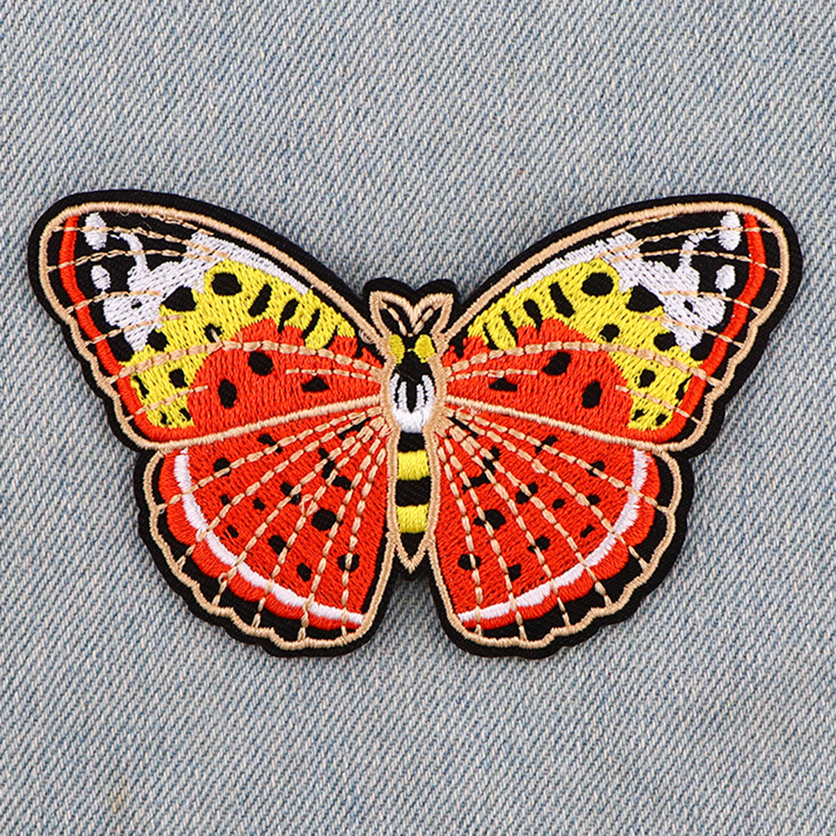 Wholesale Butterfly Cloth Patch Insect Embroider Patch Clothing Luggage Accessories
