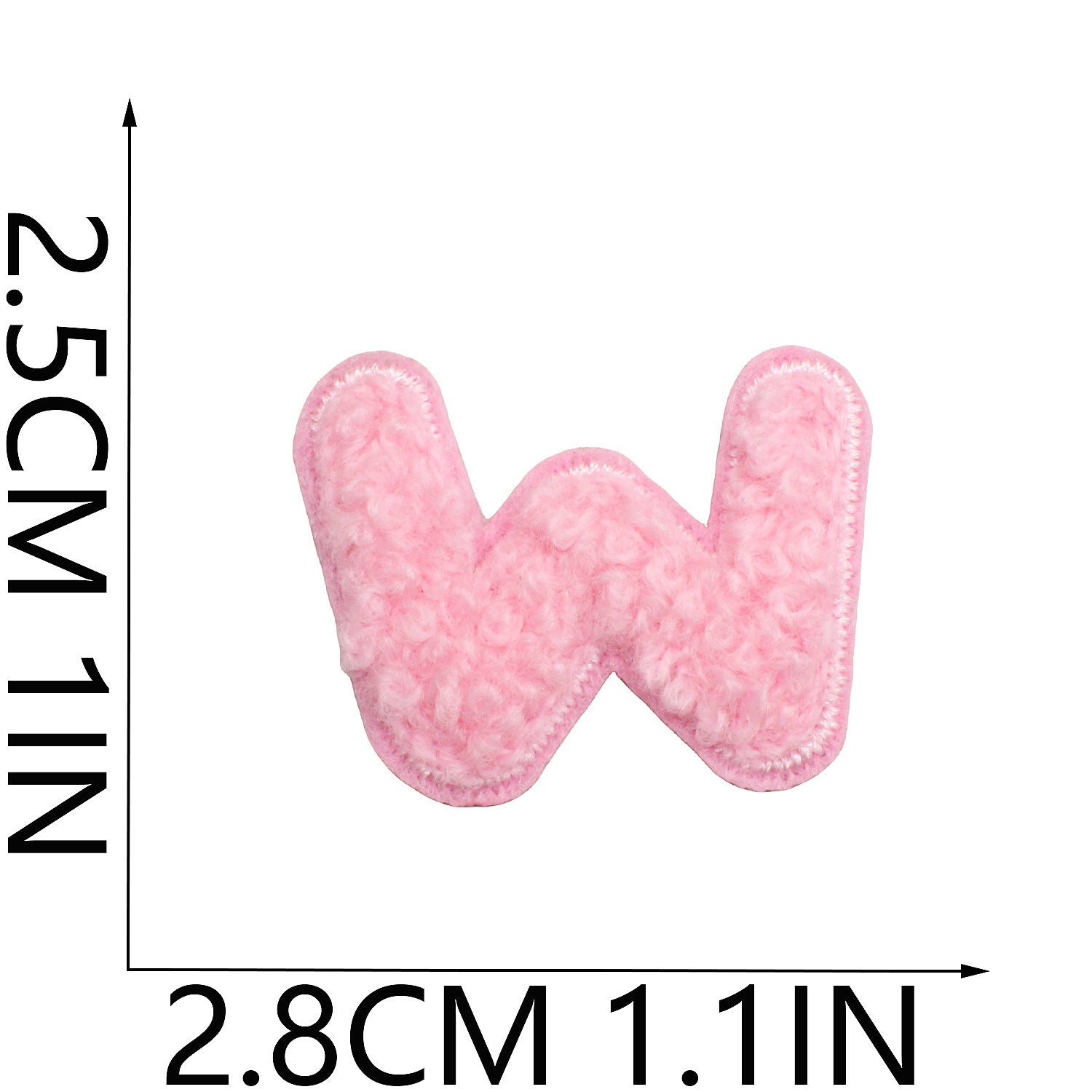 Wholesale Trendy Chenille Embroidered Alphabet Number Patches Iron On DIY Decorative Accessory For Clothing Bags Boutique Resale