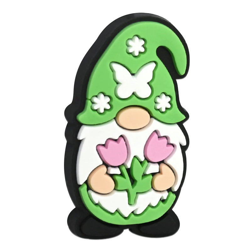 Wholesale Random 100pcs Color Cartoon Hat Small People Focal Beads