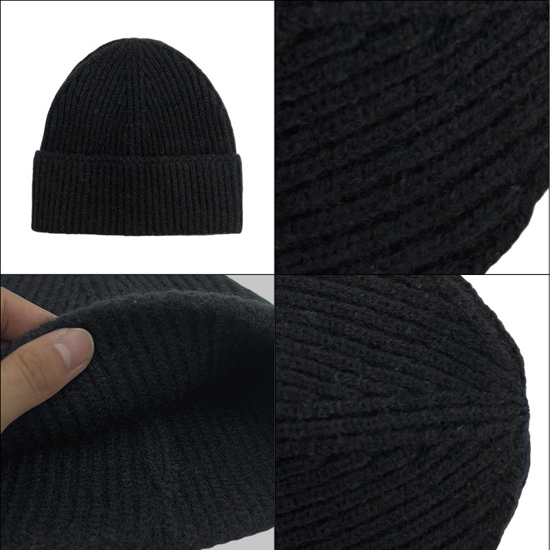 Wholesale Solid Color Knitted Beanie Hat