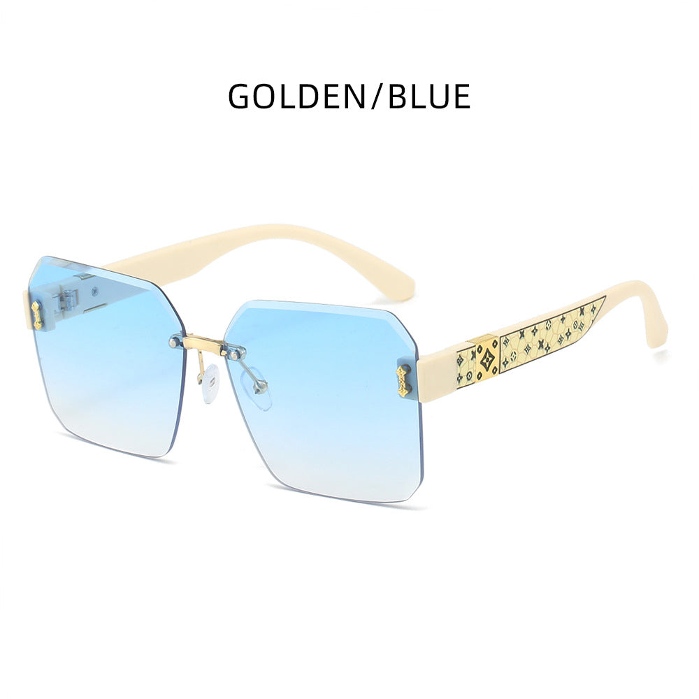 Wholesale Frameless Cut Edge UV Protection Polarized Sunglasses