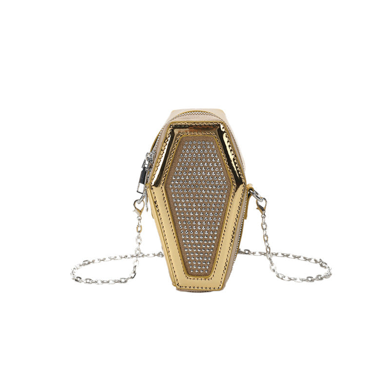 Bolso de hombro brillante de cuero de patente de PU