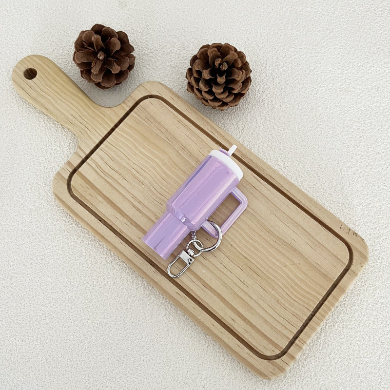 Wholesale Colorful openable mini cup keychain pendant