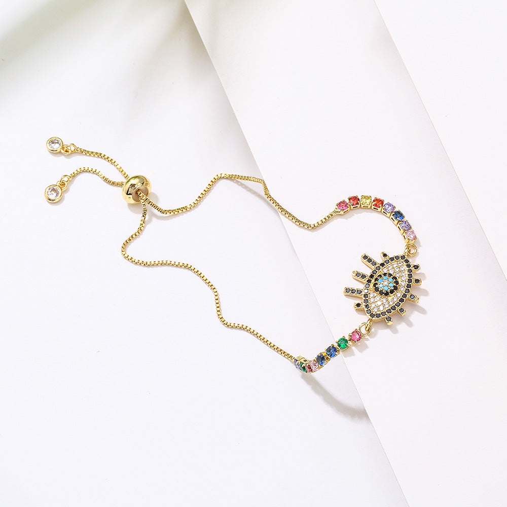 Brazalete de cobre de ojo de demonio al por mayor