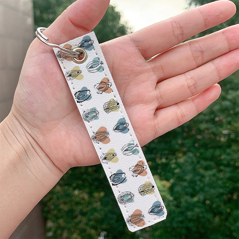 Llavero de dibujos animados de PU al por mayor