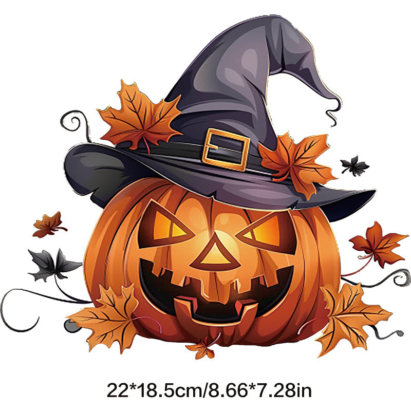 Wholesale Pumpkin Skull Terrifying Halloween UV DTF Ready to Press Transfers Wraps