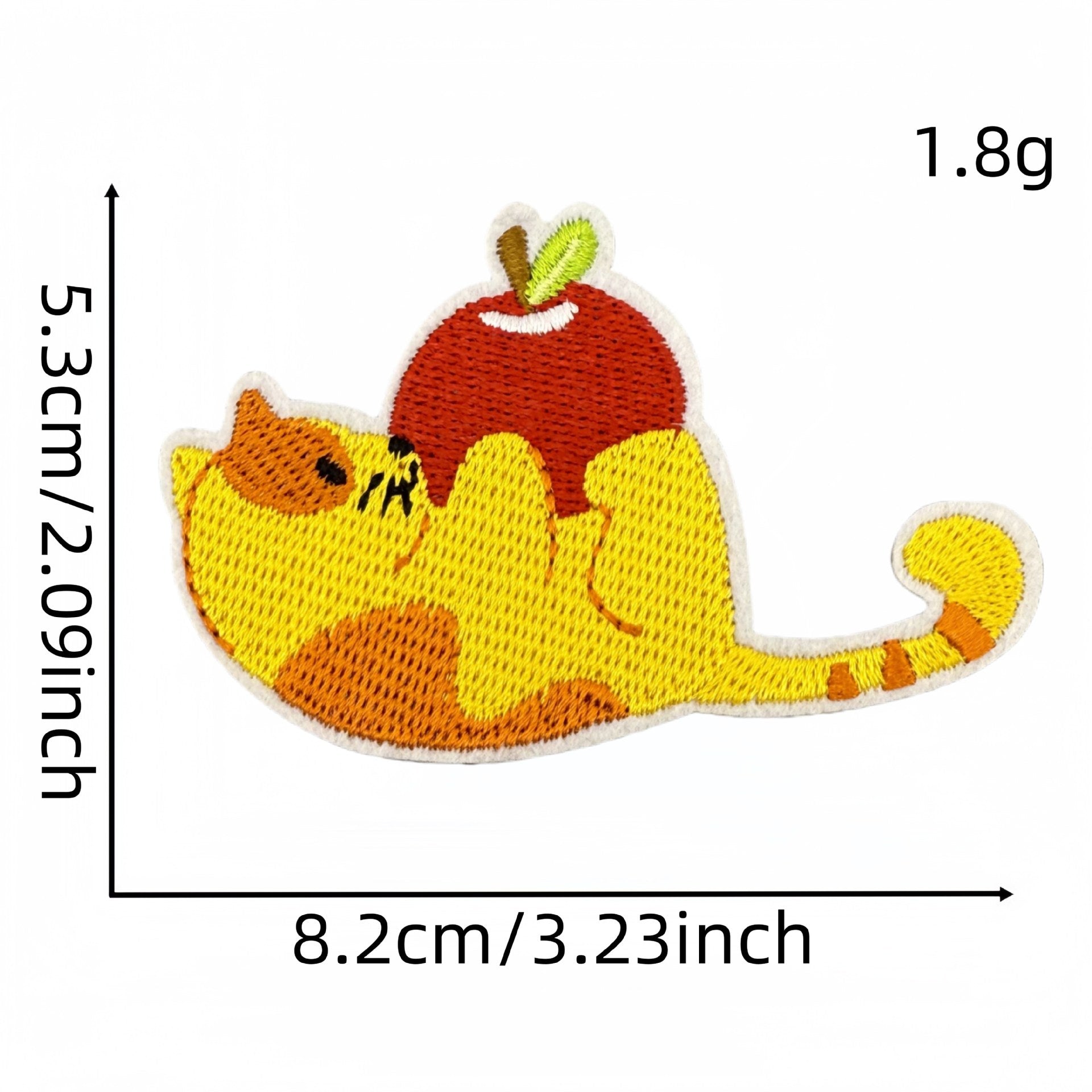 Wholesale Cute red apple cartoon embroidery DIY patches