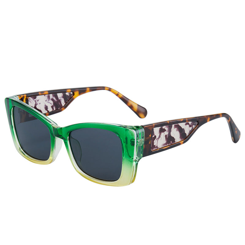 Wholesale Leopard Print Men and Women's Same UV Resistant PC Sunglasses