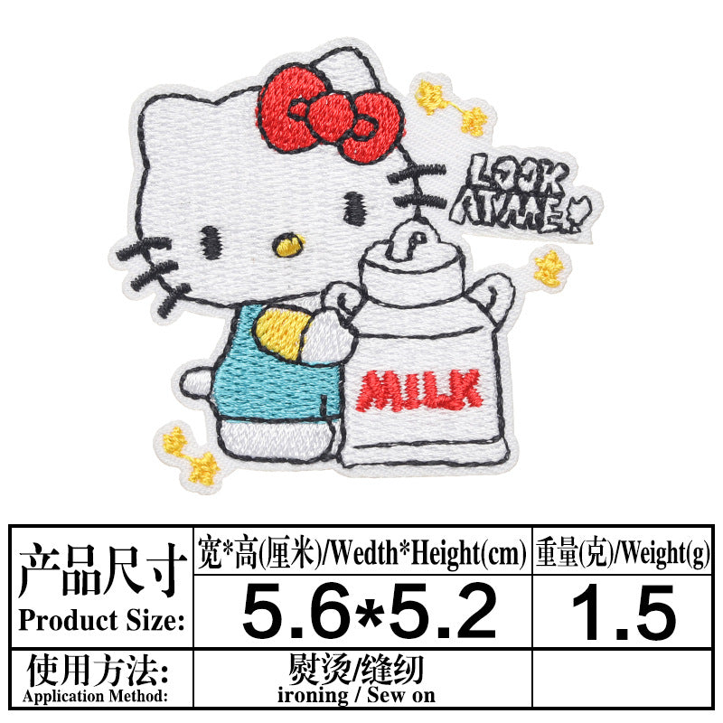 Wholesale cartoon cloth stickers cute DIY patch OLY Exclusive