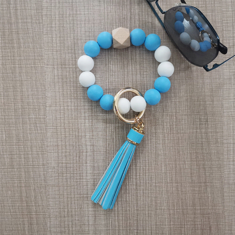 Wholesale Christmas Santa Claus Snowman Moose Silicone Wrist Coin Purse Keychain