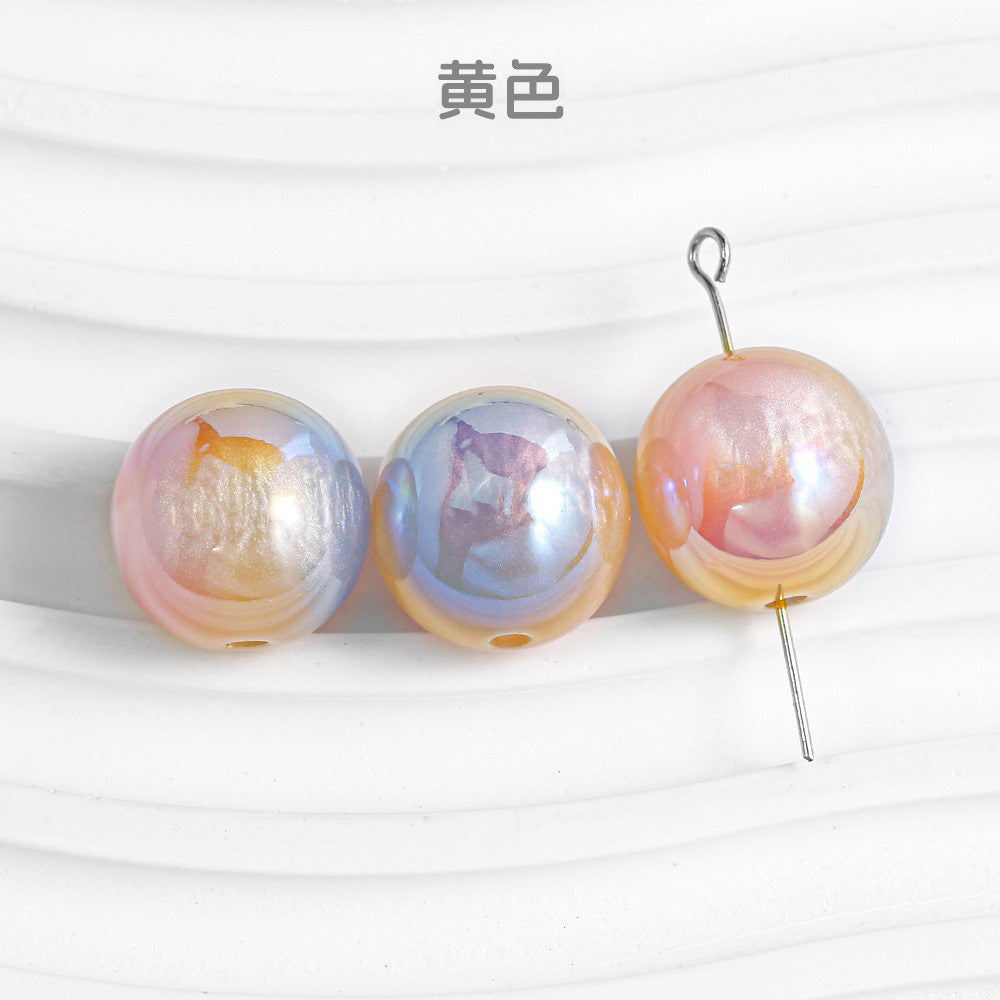 Wholesale 30pcs/1pack Mermaid Maiden Dunhuang Through Hole New Dark Color DIY Beads