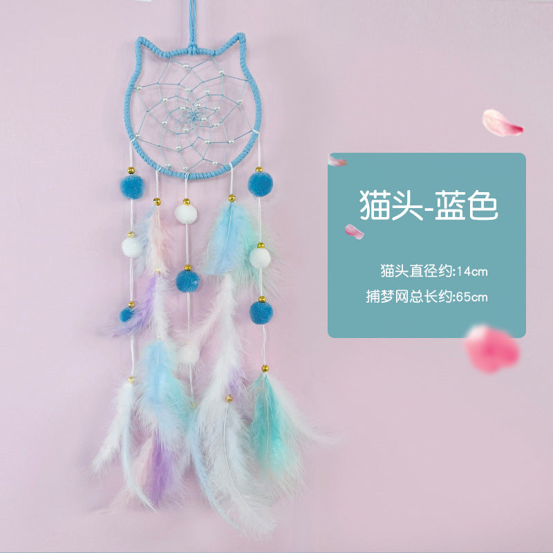 Wholesale Feather Woven Dream Catcher Pendant