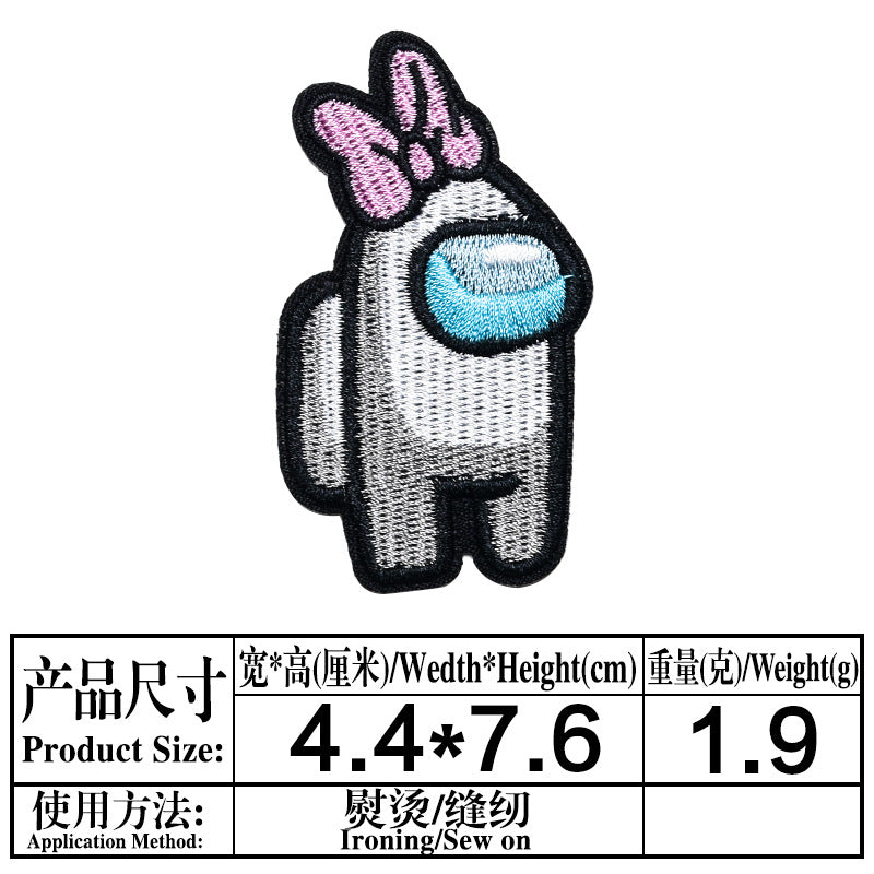 Wholesale Cloth Embroidery Patch Werewolf Game Decorative Patch For Coat Casual Craft Supply OLY Exclusive