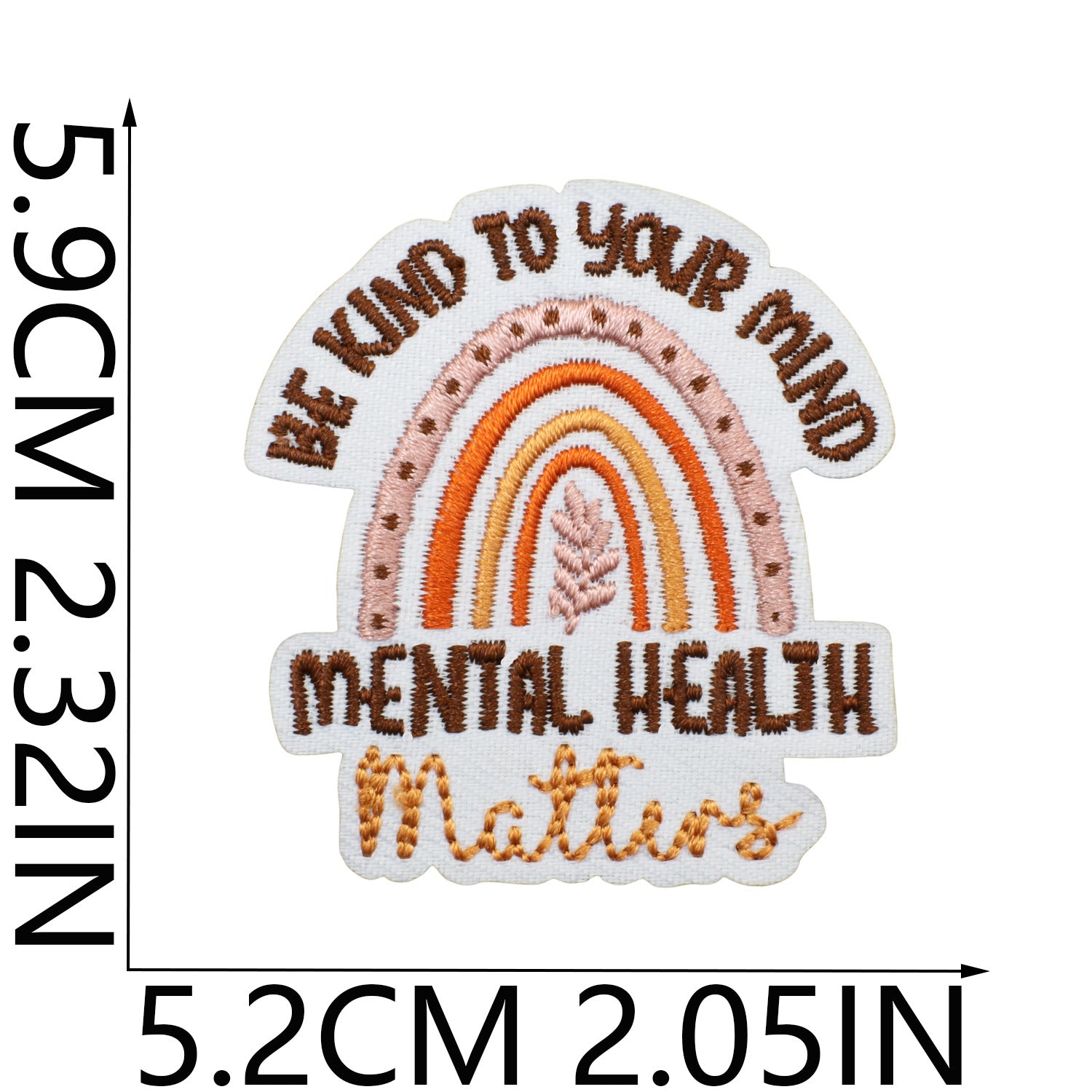 Wholesale Polyester Embroidered Patch Decorative Accent Inspirational Quote Love Yourself English Slogan Applique For Clothing Bags DIY Craft Stylish Fashion Accessory